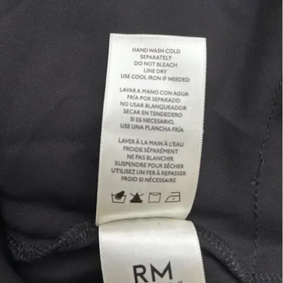 Rebecca Minkoff Black Lace Trim Midi Slip Dress Size Medium - Picture 14 of 14